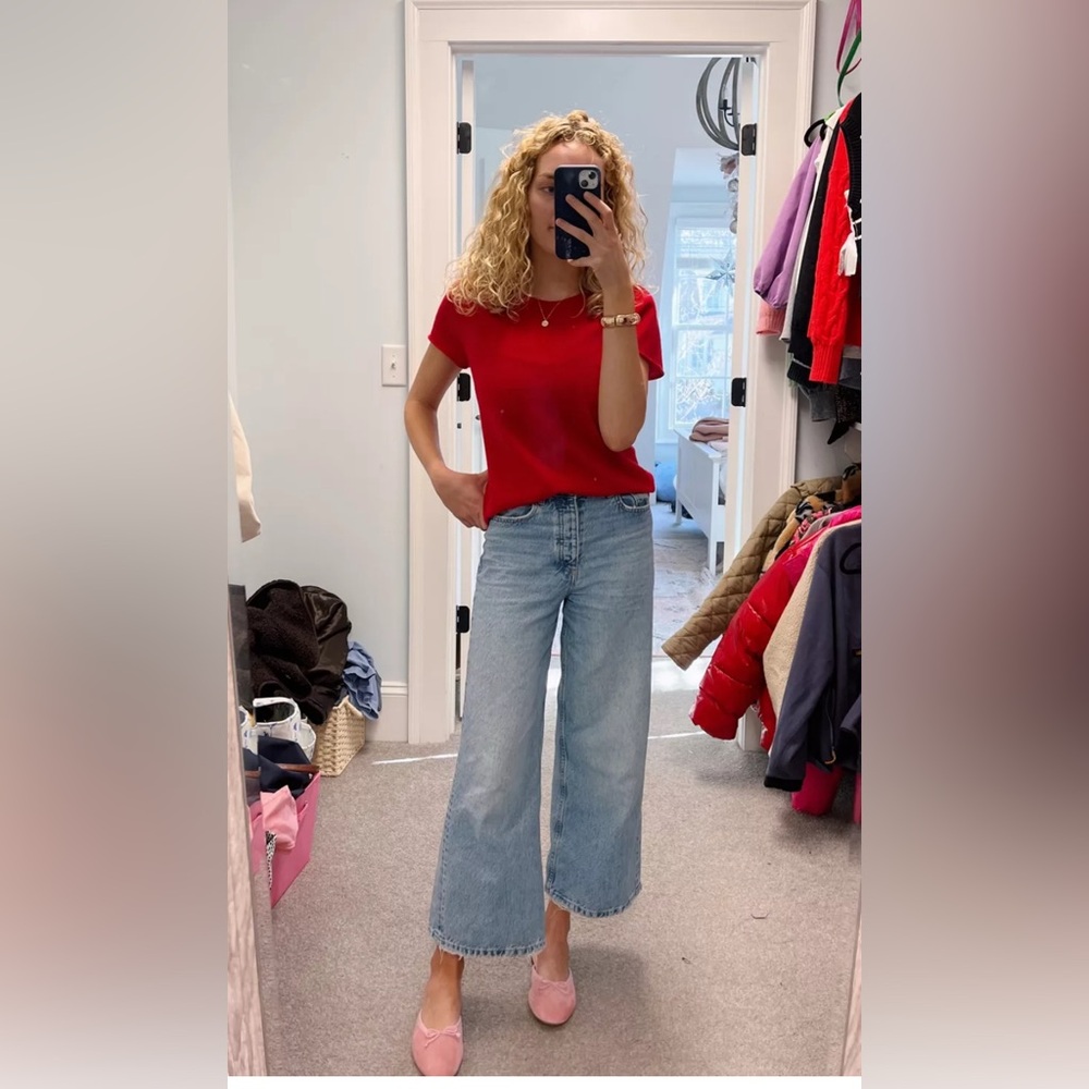 Jcrew Cashmere Relaxed T Shirt